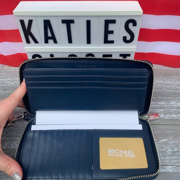 NWOT OMBRE MICHAEL KORS FULL ZIP WALLET HTF - Picture 7 of 12